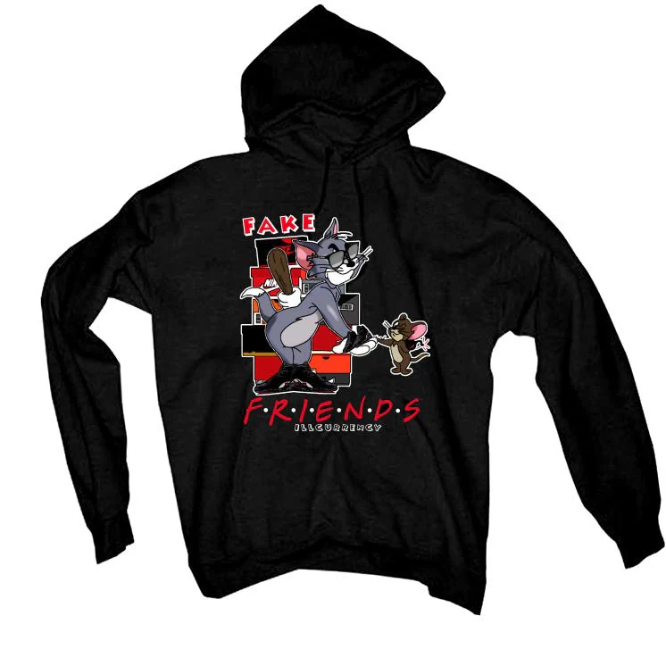 Air Jordan 8 Playoffs - Black T-Shirt (Fake Friends) - Image 3