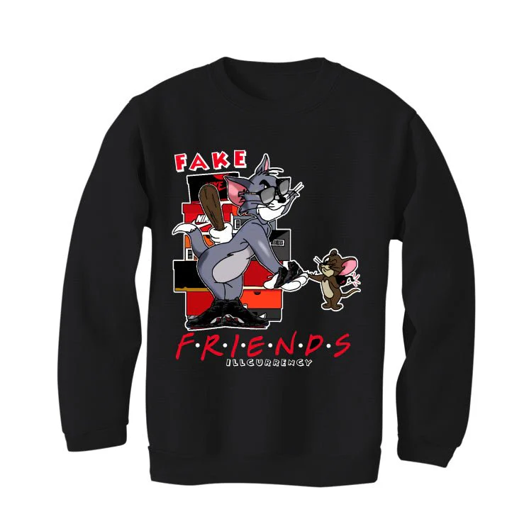 Air Jordan 8 Playoffs - Black T-Shirt (Fake Friends) - Image 4