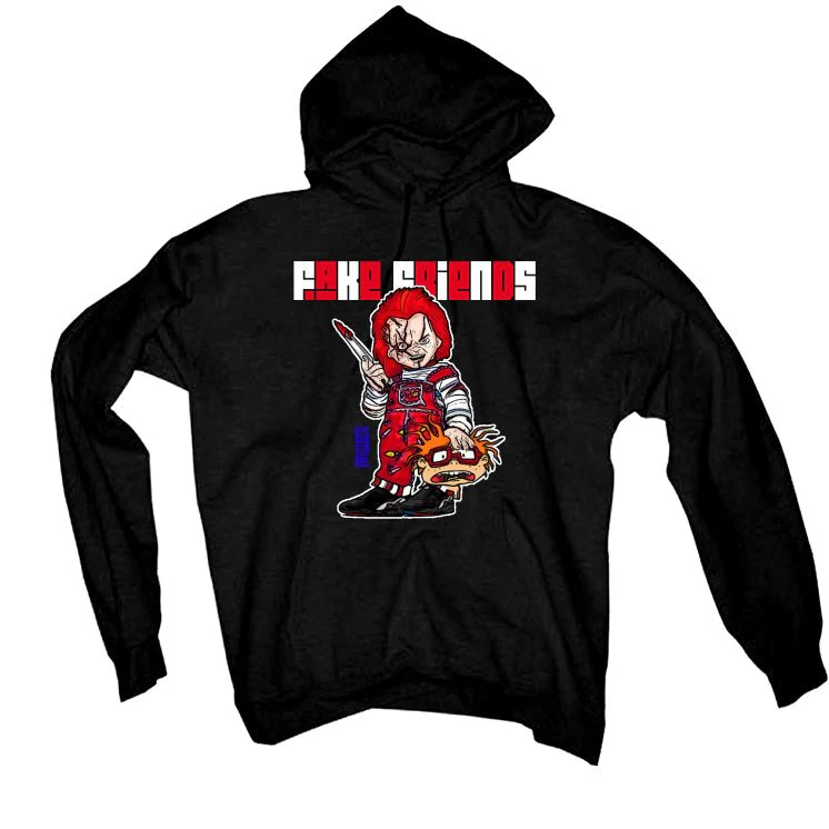 Air Jordan 8 Playoffs - Black T-Shirt (Fake Friends 2) - Image 3