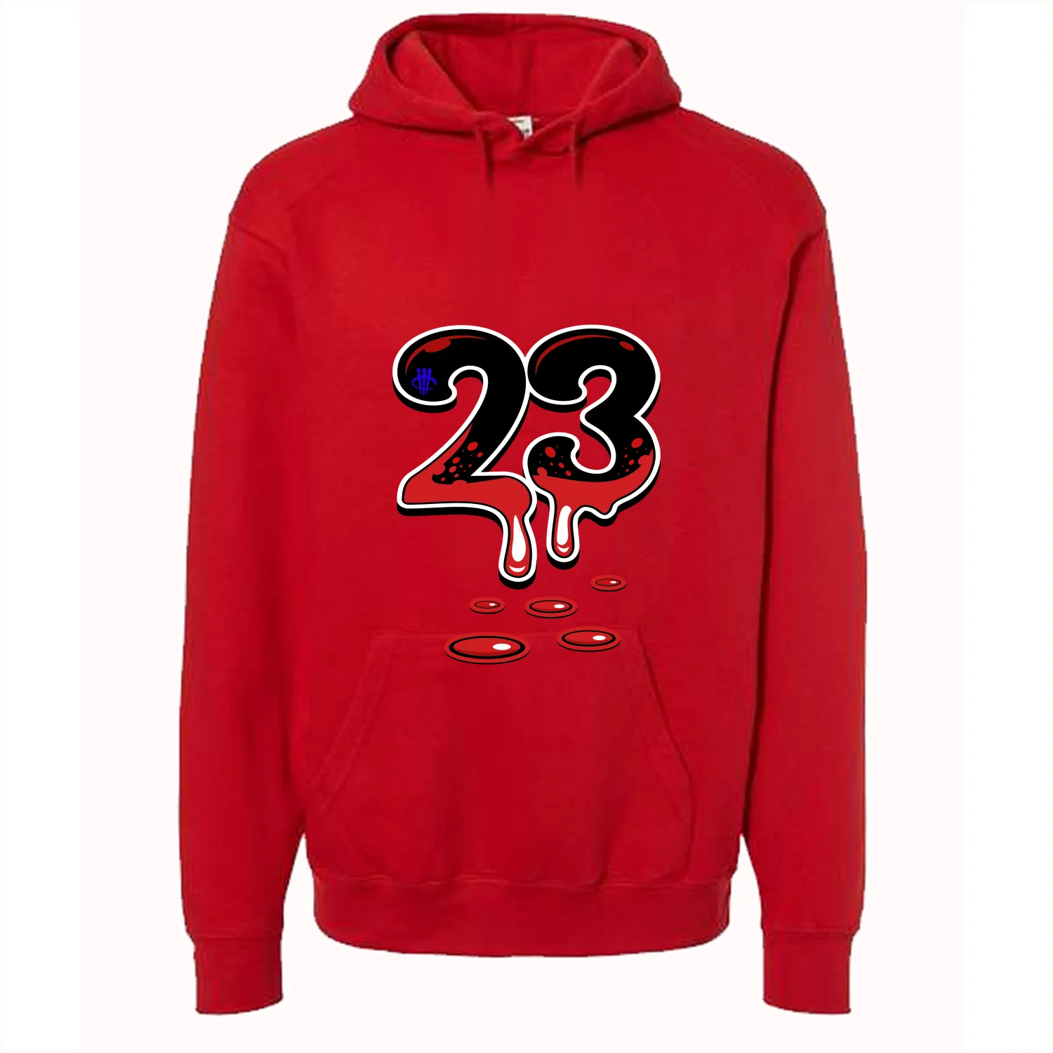 Air Jordan 8 “Playoffs” | illcurrency Red T-Shirt (DRIPPY 23) - Image 3
