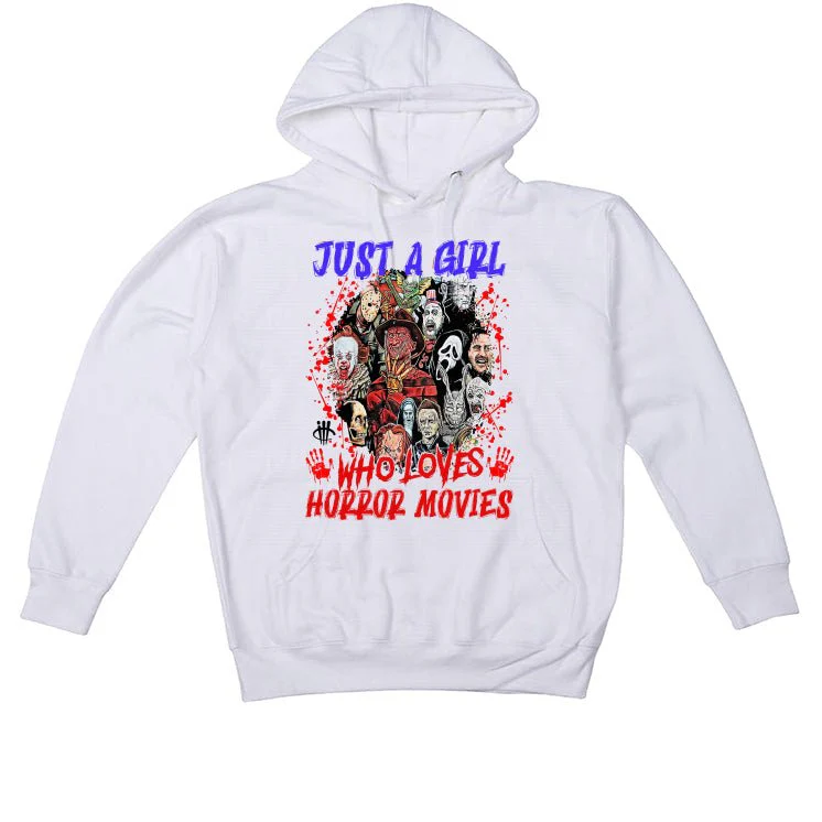 Air Jordan 8 “Playoffs” | illcurrency White T-Shirt (im just a girl) - Image 3