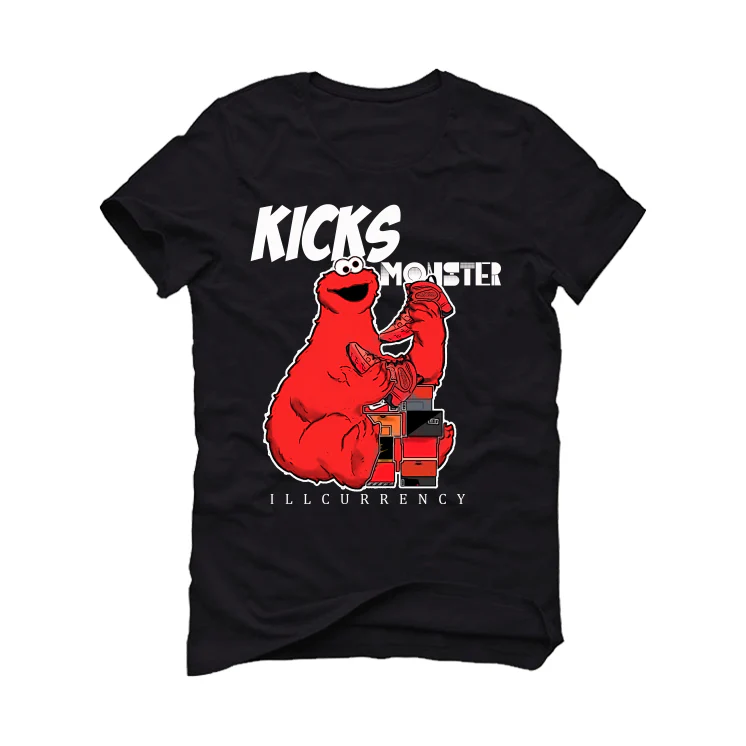 Air Jordan 9 “Chile Red” Black T-Shirt (Kicks Monster) - Image 2