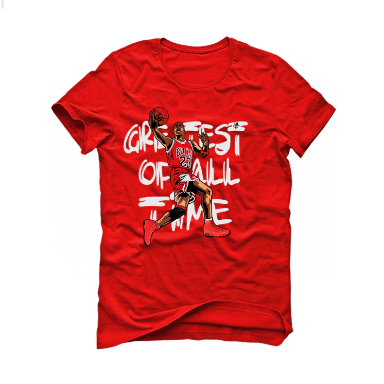 Air Jordan 9 “Chile Red” Red T-Shirt (greatest of all time) - Image 2