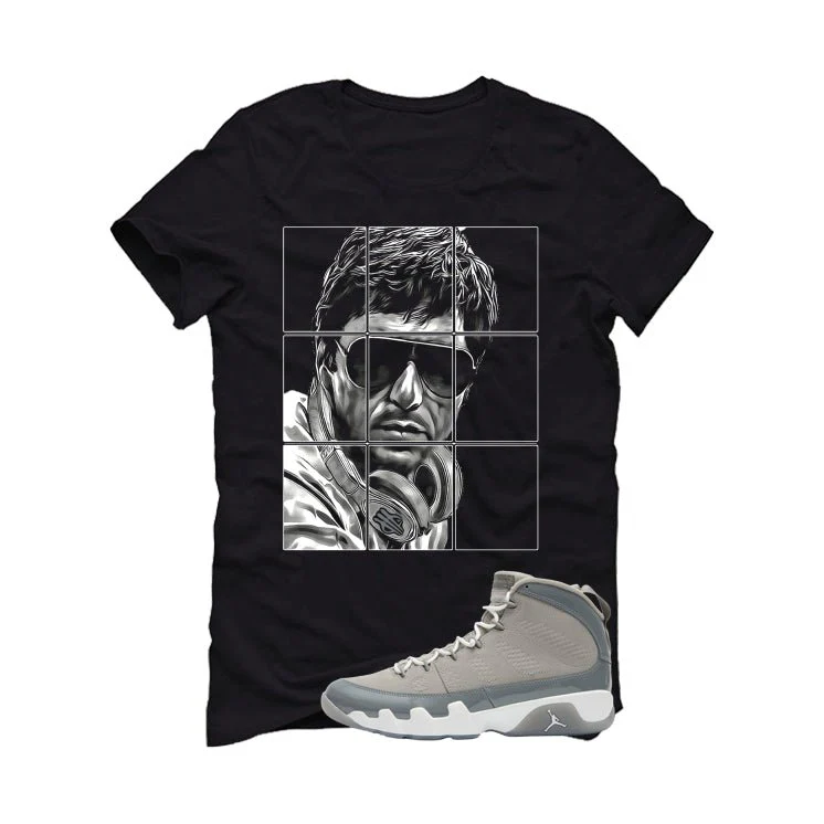 Air Jordan 9 Cool Grey Black T-Shirt (Pacino)| illcurrency - Image 2