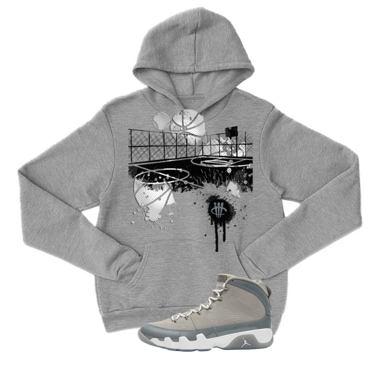 Air Jordan 9 Cool Grey Grey T-Shirt (B Court)| illcurrency - Image 3