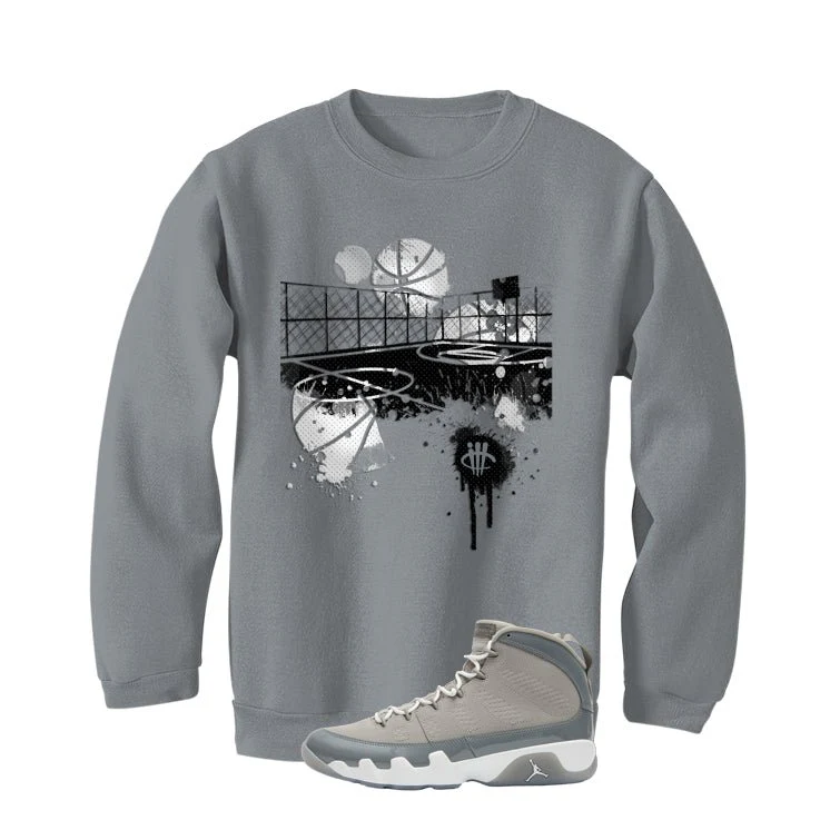 Air Jordan 9 Cool Grey Grey T-Shirt (B Court)| illcurrency - Image 4