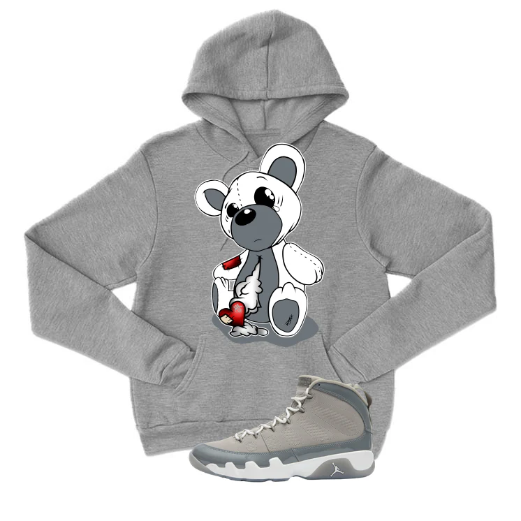 Air Jordan 9 Cool Grey Grey T-Shirt (Big Teddy)| illcurrency - Image 3