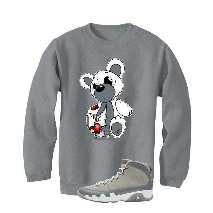 Air Jordan 9 Cool Grey Grey T-Shirt (Big Teddy)| illcurrency - Image 4