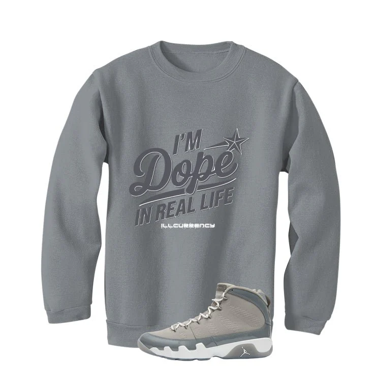 Air Jordan 9 Cool Grey Grey T-Shirt (DOPE)| illcurrency - Image 4