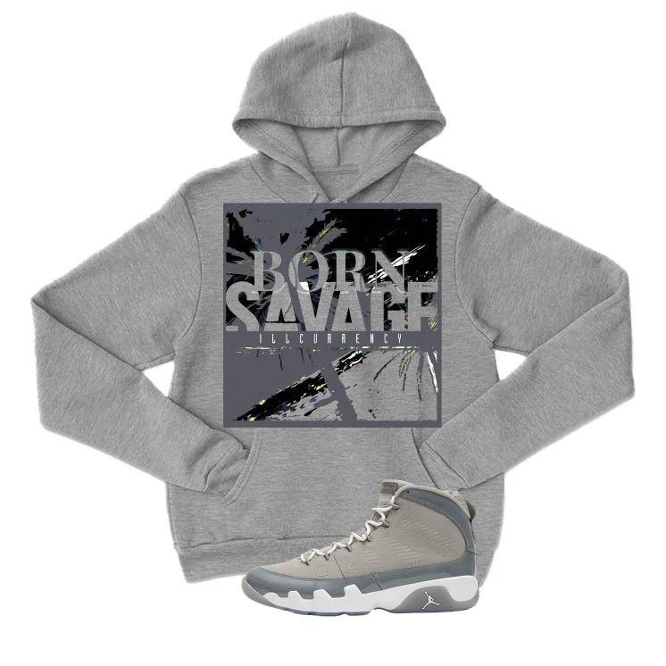 Air Jordan 9 Cool Grey Grey T-Shirt (SAVAGE)| illcurrency - Image 3