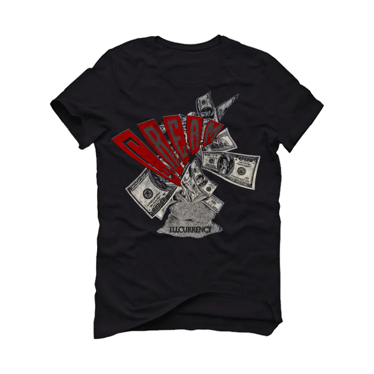 Air Jordan 9 “Fire Red” Black T-Shirt (CREAM) - Image 2