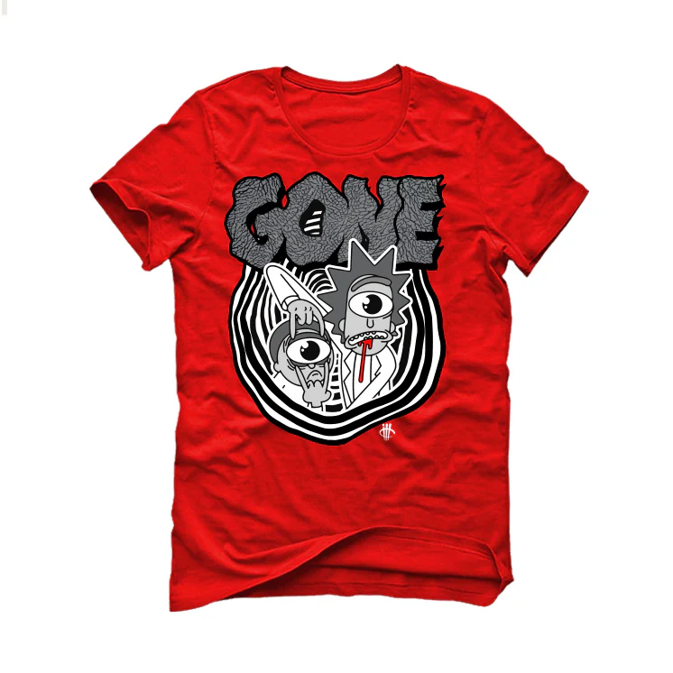 Air Jordan 9 “Fire Red” Red T-Shirt (Gone) - Image 2