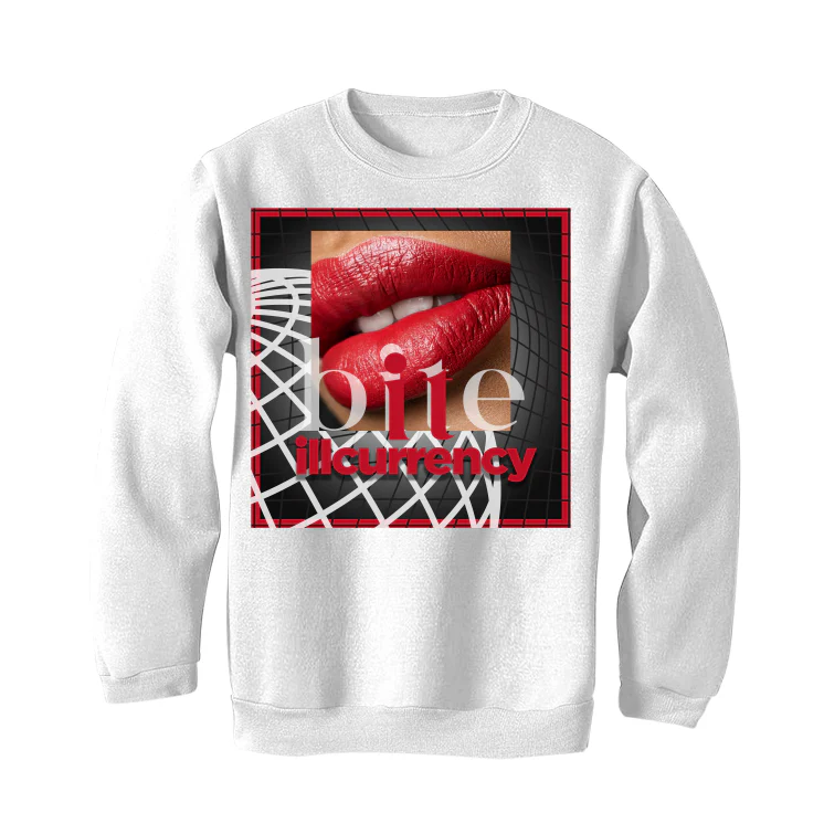 Air Jordan 9 “Fire Red” White T-Shirt (BITE IT) - Image 4