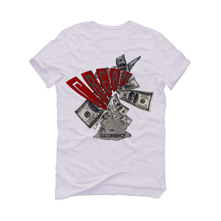 Air Jordan 9 “Fire Red” White T-Shirt (CREAM) - Image 2