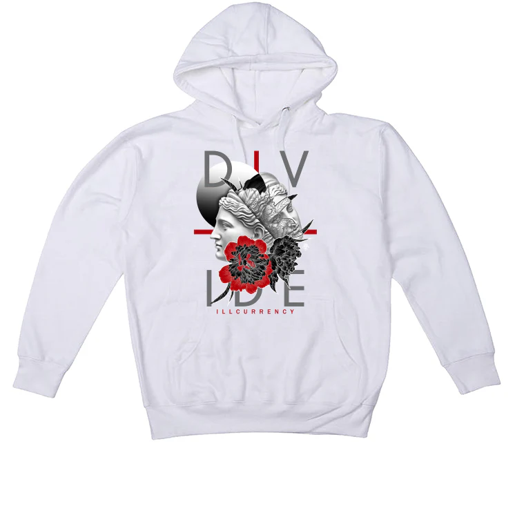Air Jordan 9 “Fire Red” White T-Shirt (Divide) - Image 3