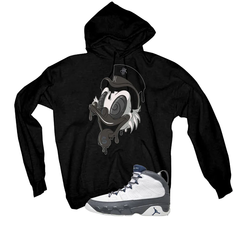 Air Jordan 9 Flint Grey Matching T-Shirt, Sweatshirts & Hoodies Black T-Shirt (Money Duck)| illcurrency - Image 3