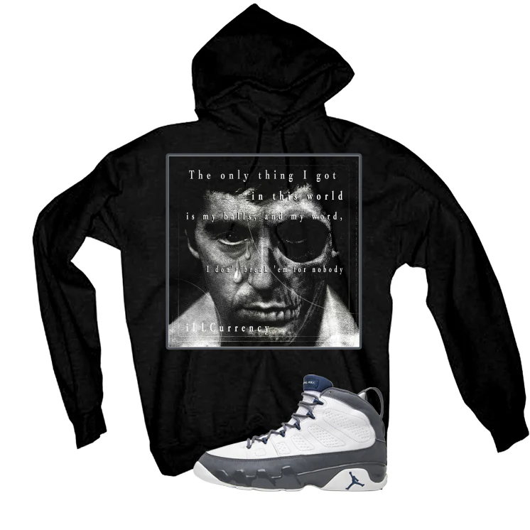 Air Jordan 9 Flint Grey Matching T-Shirt, Sweatshirts & Hoodies Black T-Shirt (Only Thing I Got)| illcurrency - Image 3