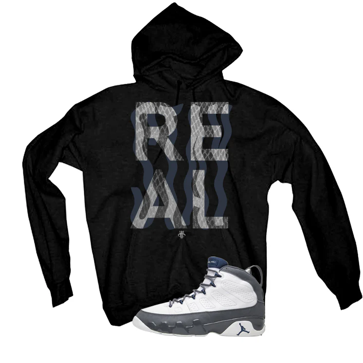 Air Jordan 9 Flint Grey Matching T-Shirt, Sweatshirts & Hoodies Black T-Shirt (Stay Real)| illcurrency - Image 3