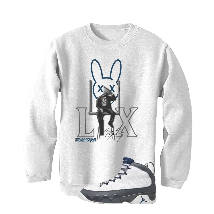 Air Jordan 9 Flint Grey Matching T-Shirt, Sweatshirts & Hoodies White T-Shirt (Bad Bunny SuperBowl)| illcurrency - Image 4