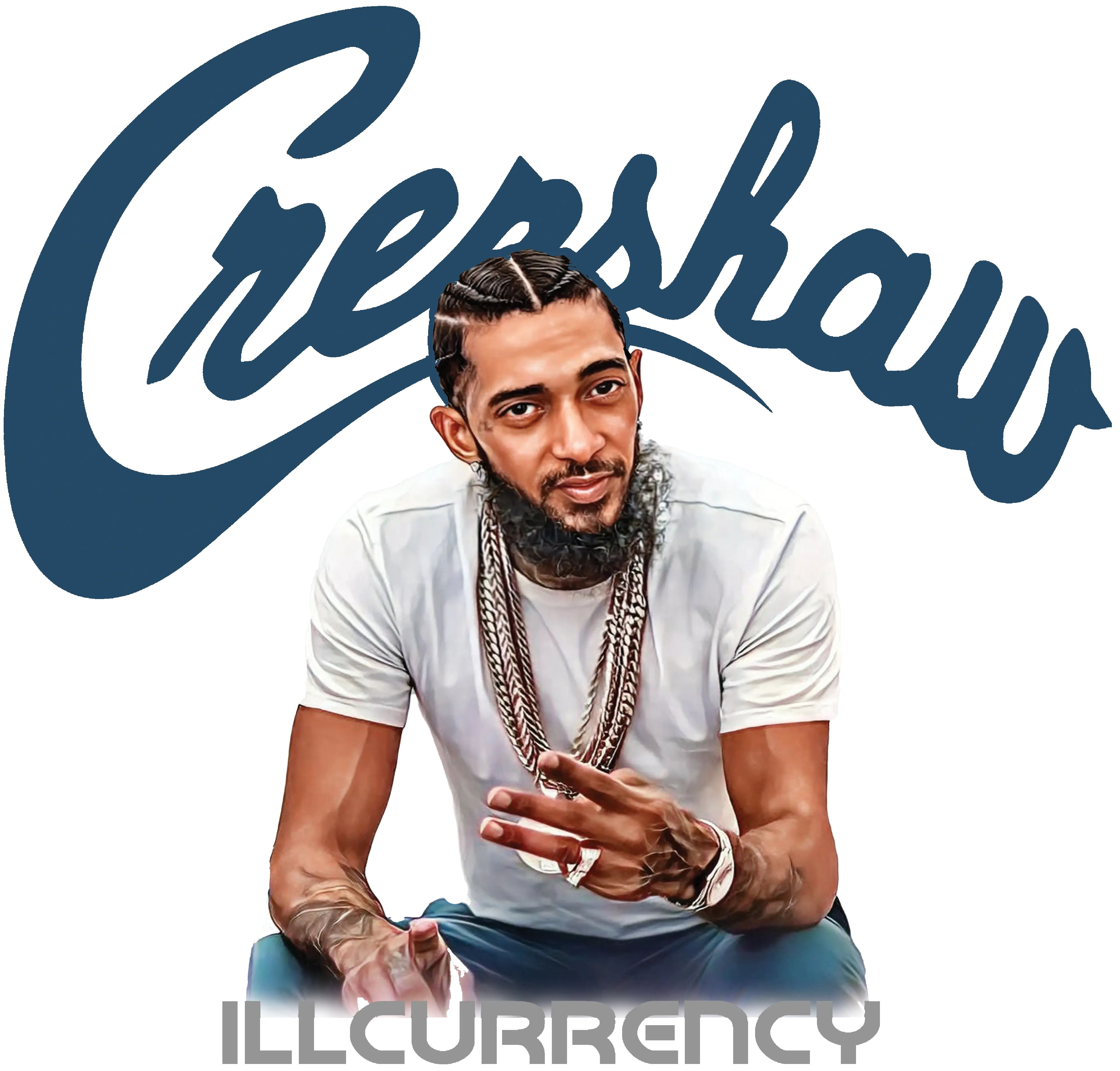 Air Jordan 9 Flint Grey Matching T-Shirt, Sweatshirts & Hoodies White T-Shirt (Crenshaw)| illcurrency