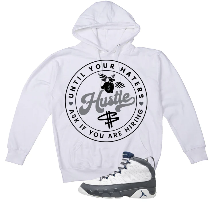 Air Jordan 9 Flint Grey Matching T-Shirt, Sweatshirts & Hoodies White T-Shirt (Haters Catch Up)| illcurrency - Image 3
