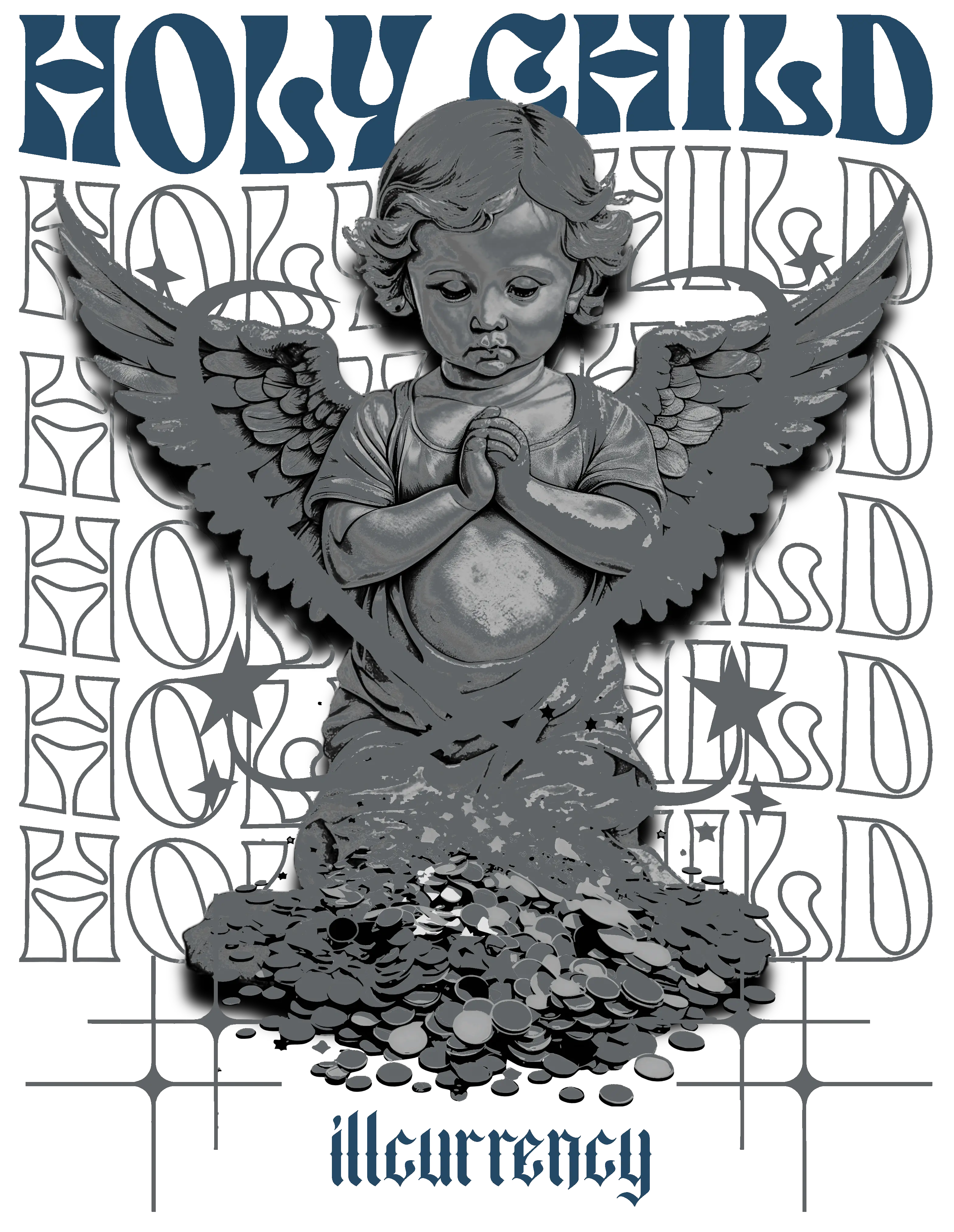 Air Jordan 9 Flint Grey Matching T-Shirt, Sweatshirts & Hoodies White T-Shirt (Holy Child)| illcurrency