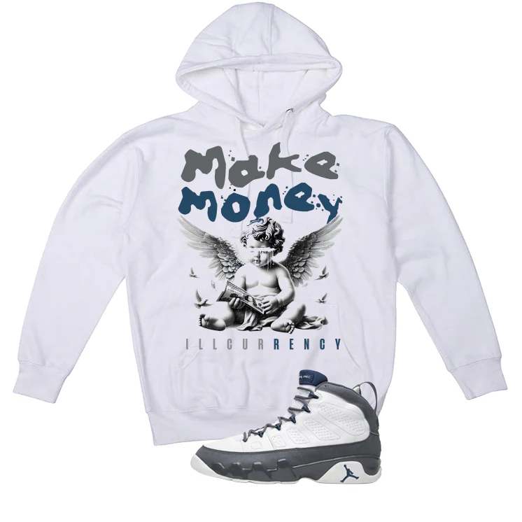 Air Jordan 9 Flint Grey Matching T-Shirt, Sweatshirts & Hoodies White T-Shirt (Make Money)| illcurrency - Image 3