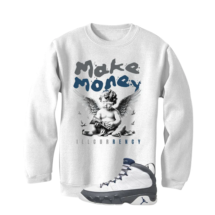 Air Jordan 9 Flint Grey Matching T-Shirt, Sweatshirts & Hoodies White T-Shirt (Make Money)| illcurrency - Image 4