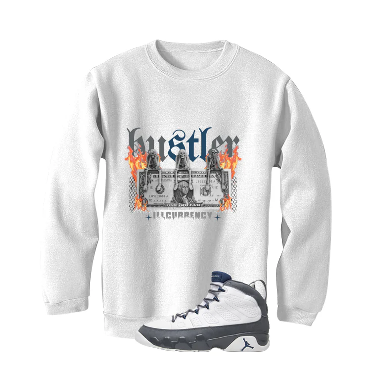 Air Jordan 9 Flint Grey Matching T-Shirt, Sweatshirts & Hoodies White T-Shirt (See No Evil Hustler)| illcurrency - Image 4