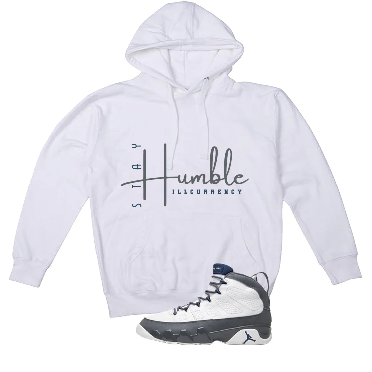 Air Jordan 9 Flint Grey Matching T-Shirt, Sweatshirts & Hoodies White T-Shirt (Stay Humble)| illcurrency - Image 3