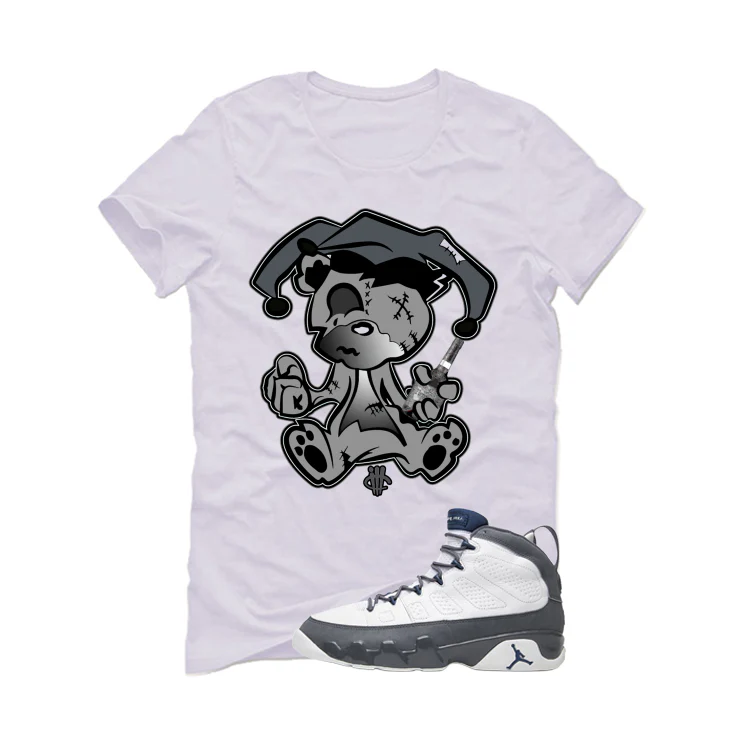 Air Jordan 9 Flint Grey Matching T-Shirt, Sweatshirts & Hoodies White T-Shirt (Teddy Joker)| illcurrency - Image 2