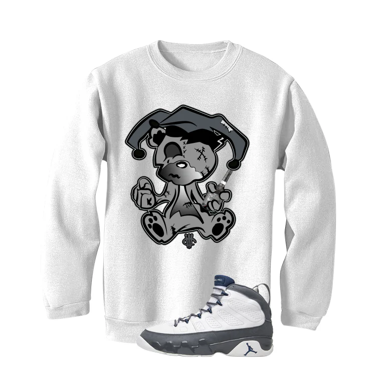 Air Jordan 9 Flint Grey Matching T-Shirt, Sweatshirts & Hoodies White T-Shirt (Teddy Joker)| illcurrency - Image 4