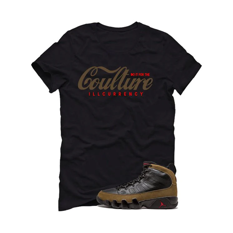 Air Jordan 9 Olive Black T-Shirt (Coulture)| illcurrency - Image 2