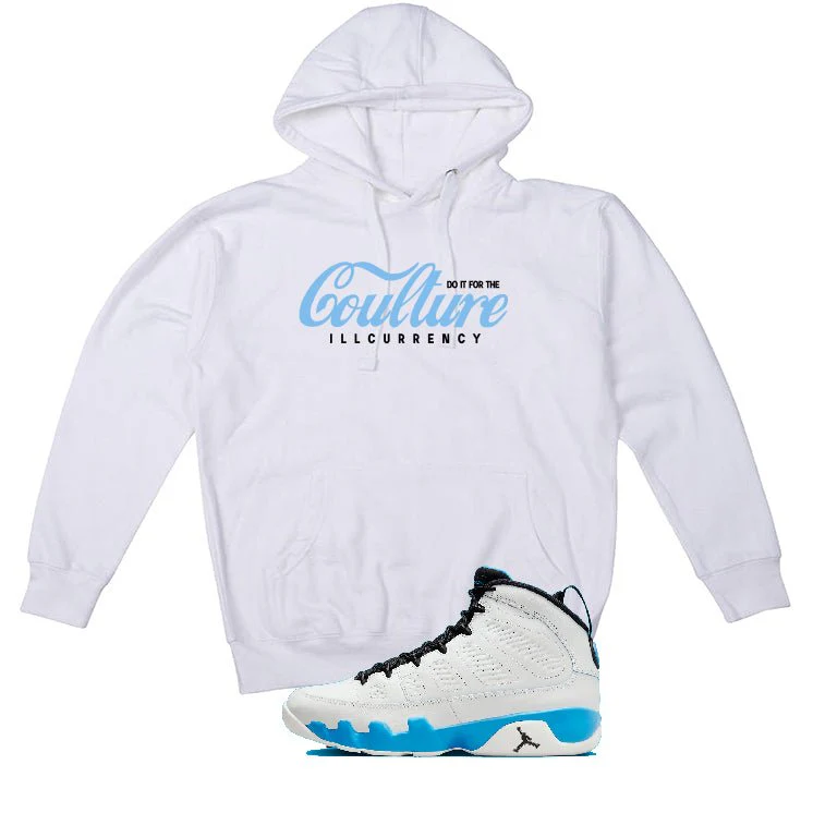 Air Jordan 9 “Powder Blue” | illcurrency White T-Shirt (Coulture) - Image 3