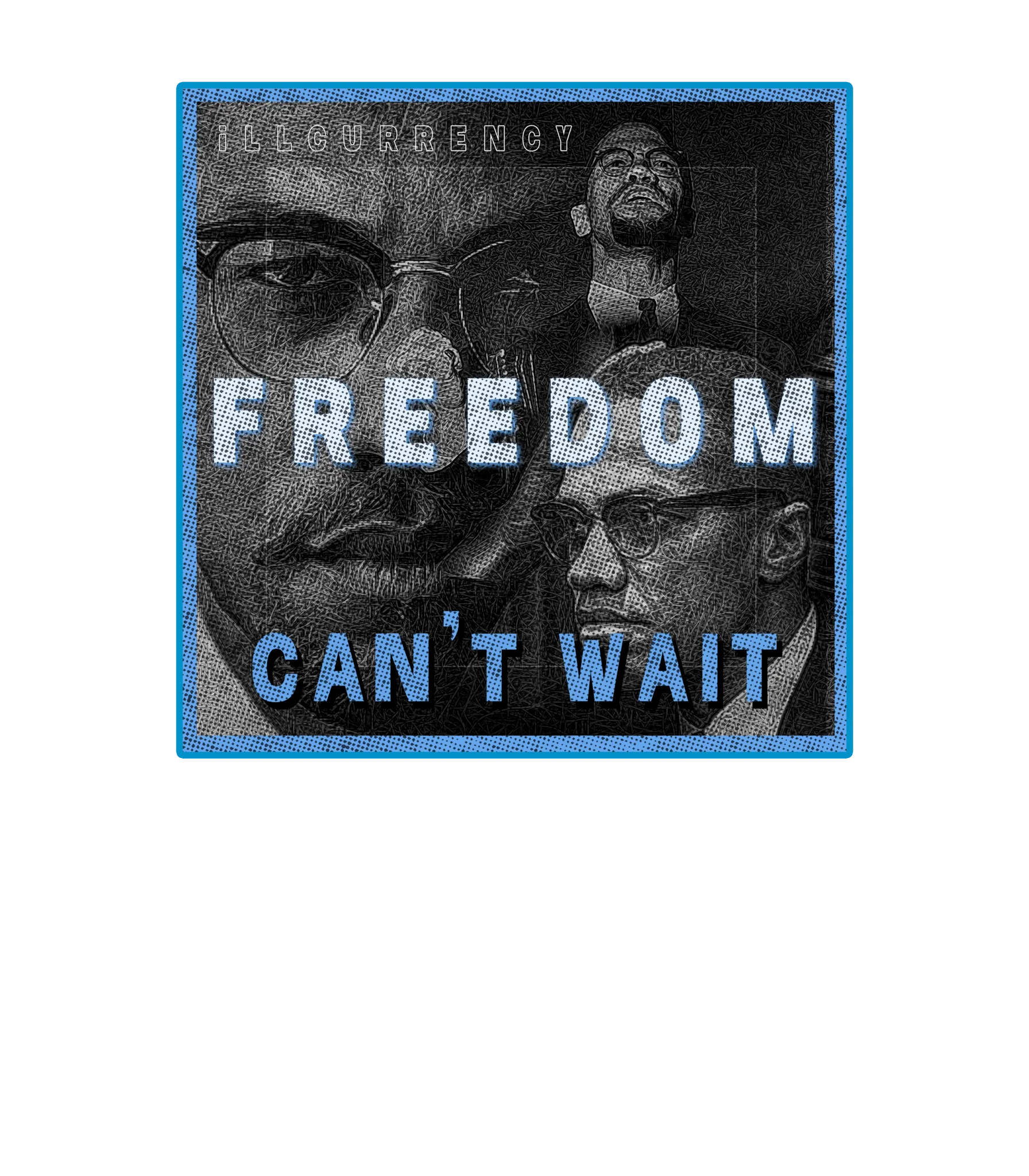Air Jordan 9 “Powder Blue” | illcurrency White T-Shirt (FREEDOM CAN'T WAIT)