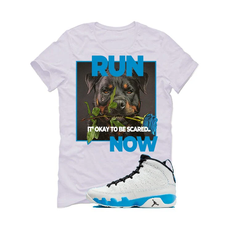 Air Jordan 9 “Powder Blue” | illcurrency White T-Shirt (RUN) - Image 2