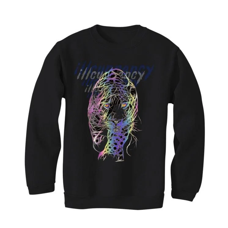 Air Jordan 9 "Racer Blue 3M" Black T-Shirt (Black Cat) - Image 3