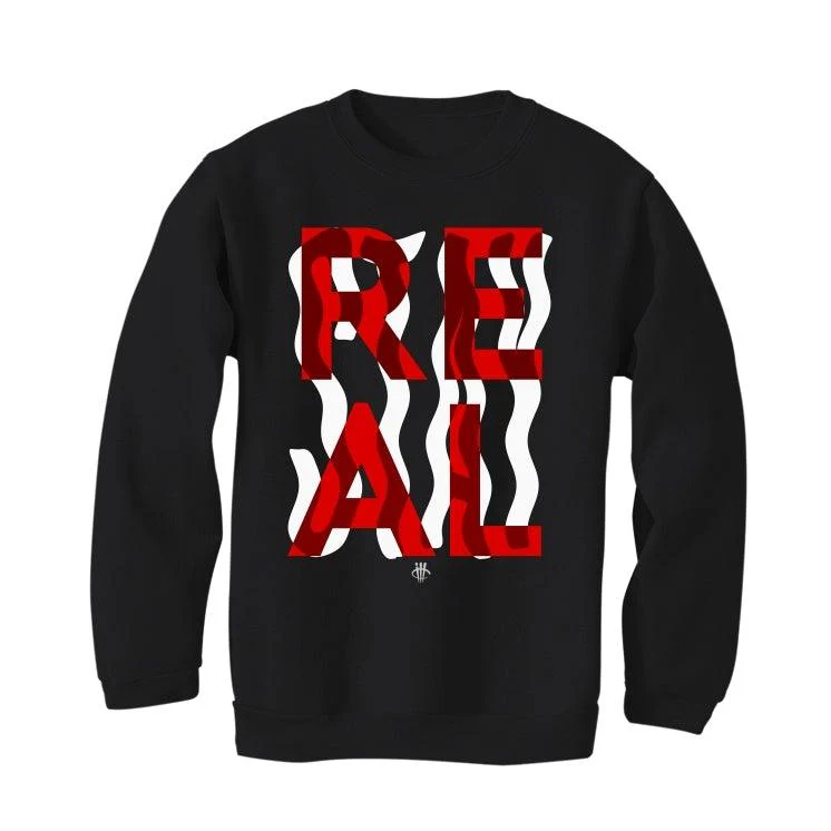Air Jordan retro 11 high bred 2019 Black T-Shirt (Stay Real) - Image 3