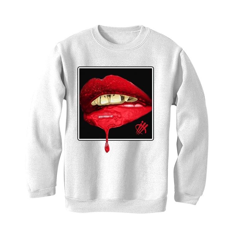 Air Jordan retro 11 high bred 2019 White T-Shirt (lipstick) - Image 3