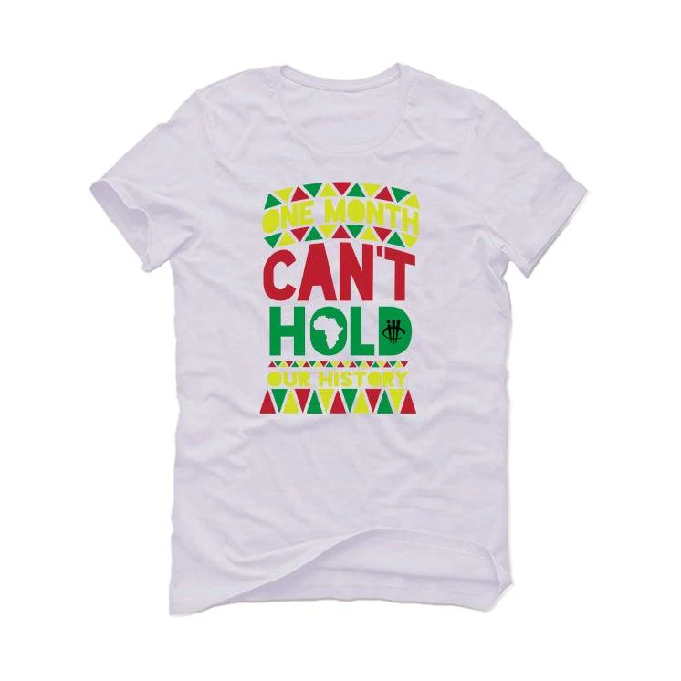 BLACK HISTORY MONTH White T-Shirt (ONE MONTH) - Image 2