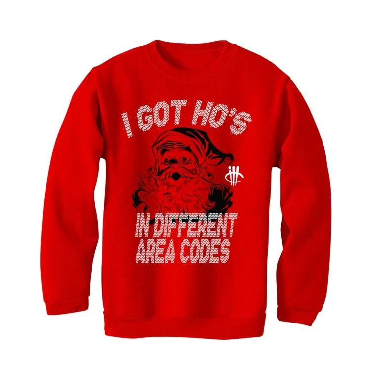 CHRISTMAS UGLY SWEATERS Red sweater (I GOT HO'S) - Image 2
