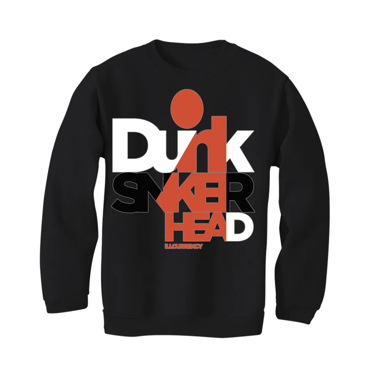 Concepts x Nike SB Dunk Low “Orange Lobster” Black T-Shirt (DUNK HEAD) - Image 4
