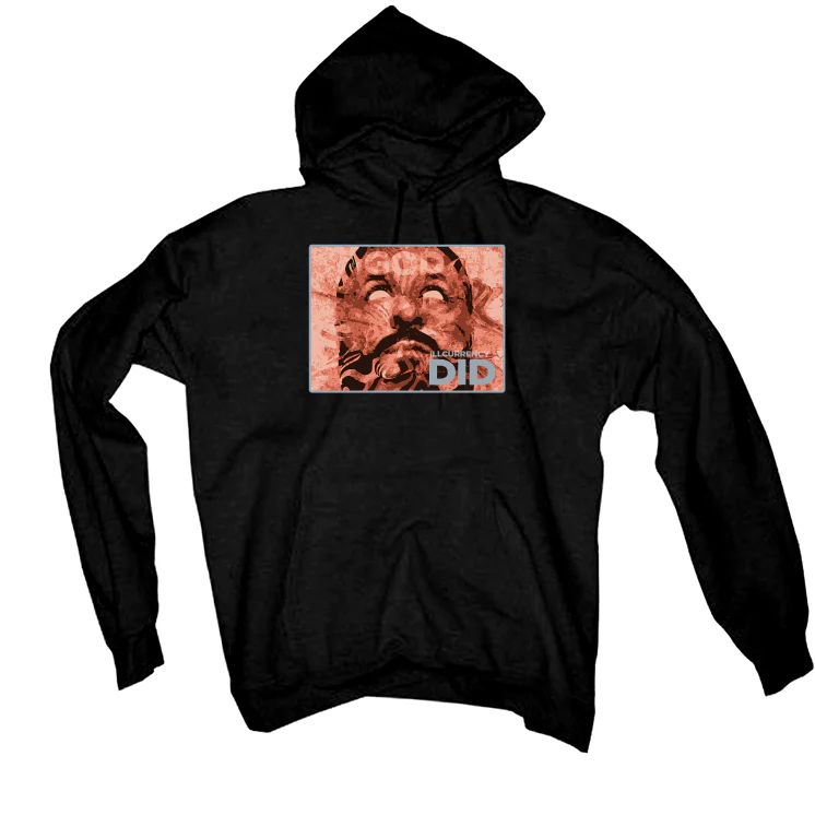 DJ Khaled x Air Jordan 5 “Crimson Bliss” Black T-Shirt (GOD DID) - Image 3
