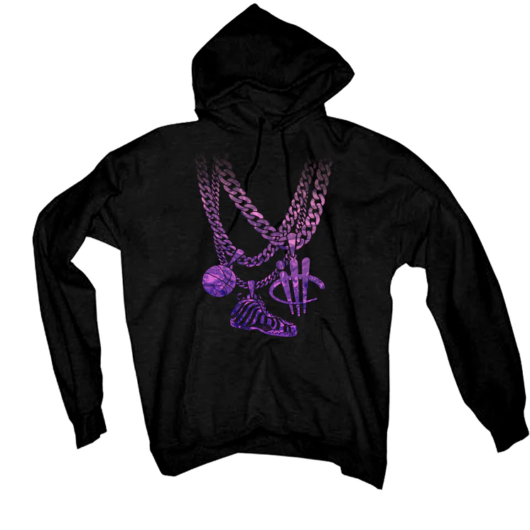 Nike Air Foamposite One “Eggplant” Black T Shirt (Chain) - Image 4