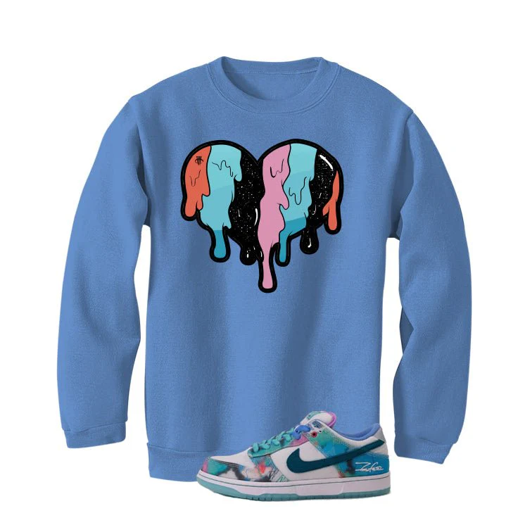 Futura Laboratories x Nike SB Dunk Low Carolina Blue T-Shirt (Heart)| illcurrency - Image 4