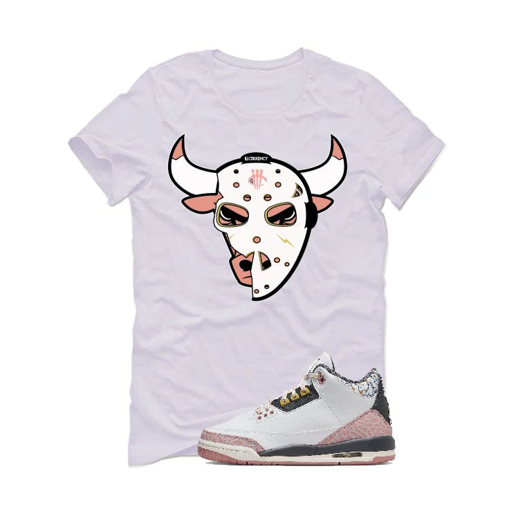 GS Air Jordan 3 “Red Stardust” | illcurrency White T-Shirt (Jason Bully) - Image 2