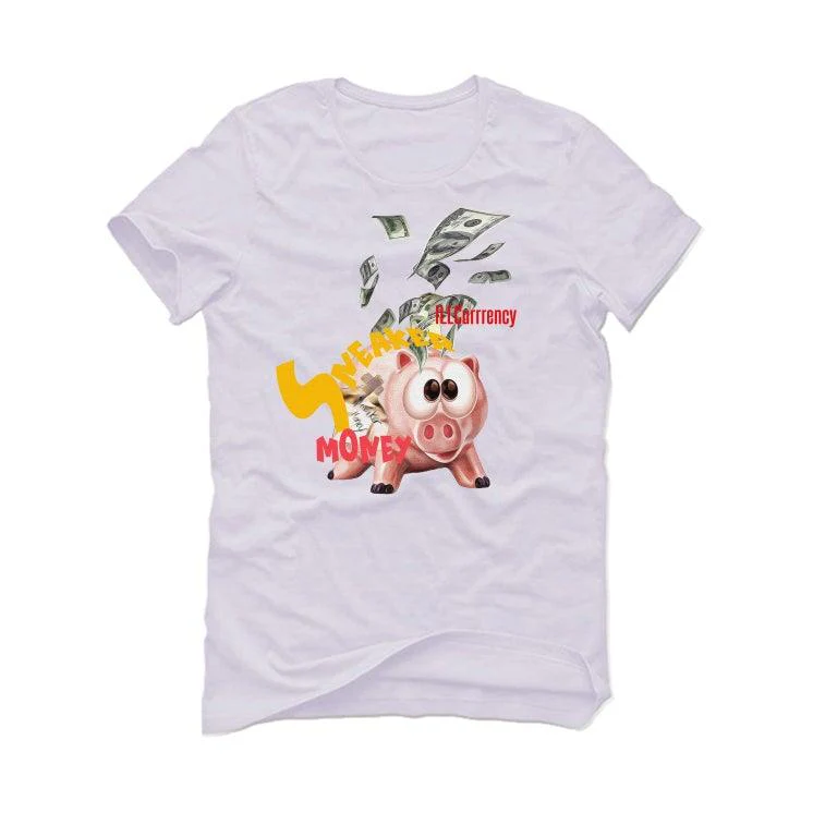 Gundam x Dunk High SB 'Project Unicorn - RX-0' White T-Shirt (SNEAKER MONEY) - Image 2