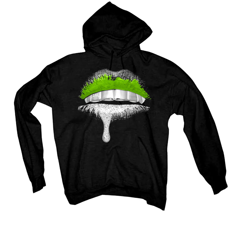 Hugo Covarrubias Molina’s Air Jordan 3 “Doernbecher”| ILLCURRENCY Black T-Shirt (Lips) - Image 3