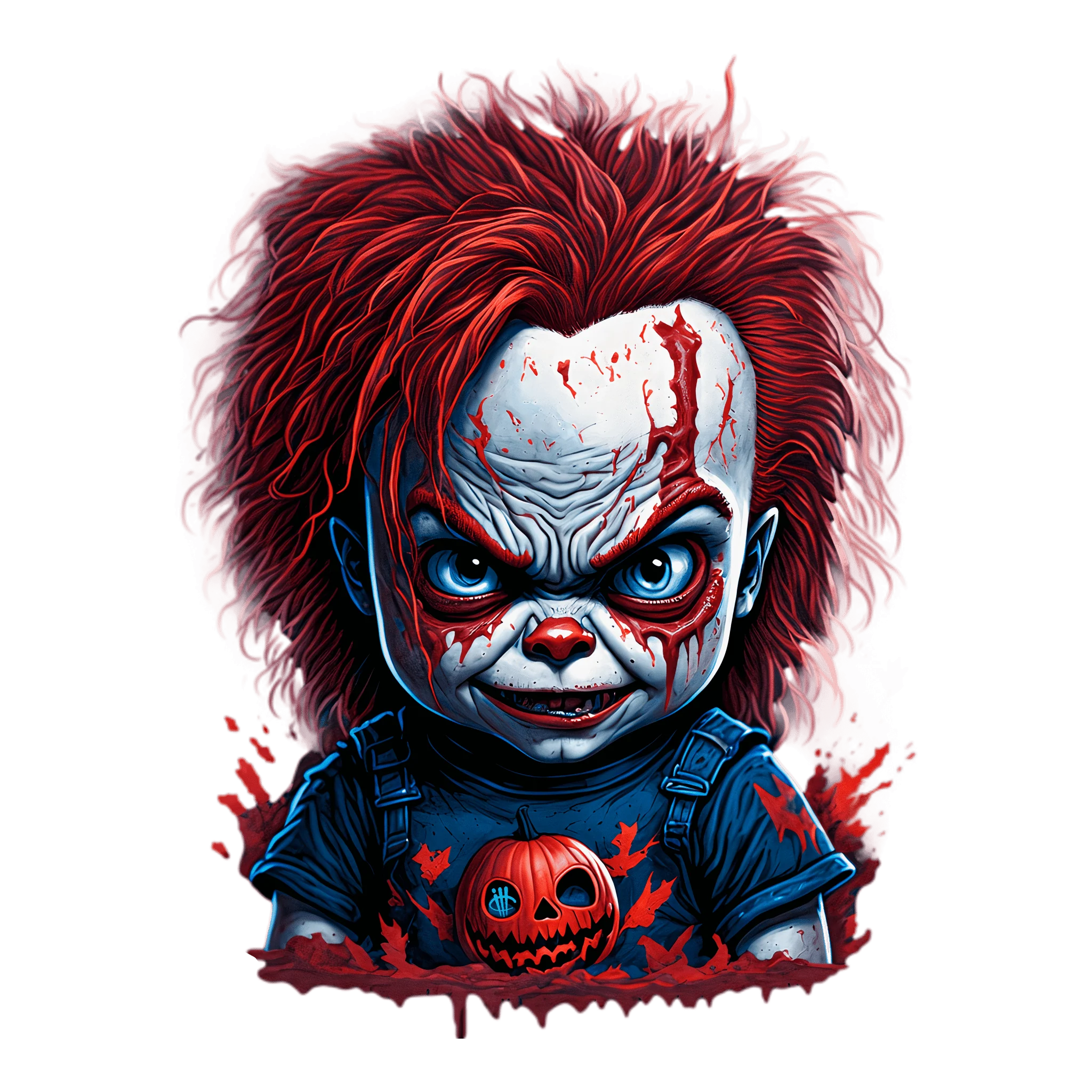 illCurrency Halloween 2018 Collection Orange T-Shirt (Chucky)