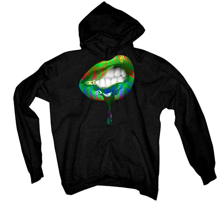 J Balvin x Air Jordan 1 Retro High OG Black T-Shirt (lips unsealed) - Image 2